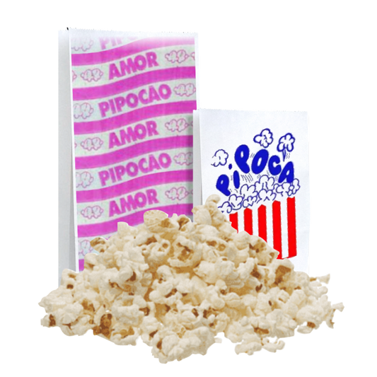 Saco de pipoca de todos os tamanhos!